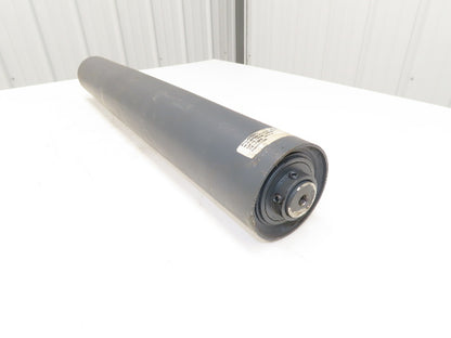 4"Dia x 28" Crowned Pulley for Belt Conveyor ER28 Bearing Bushing XPU0428ER28