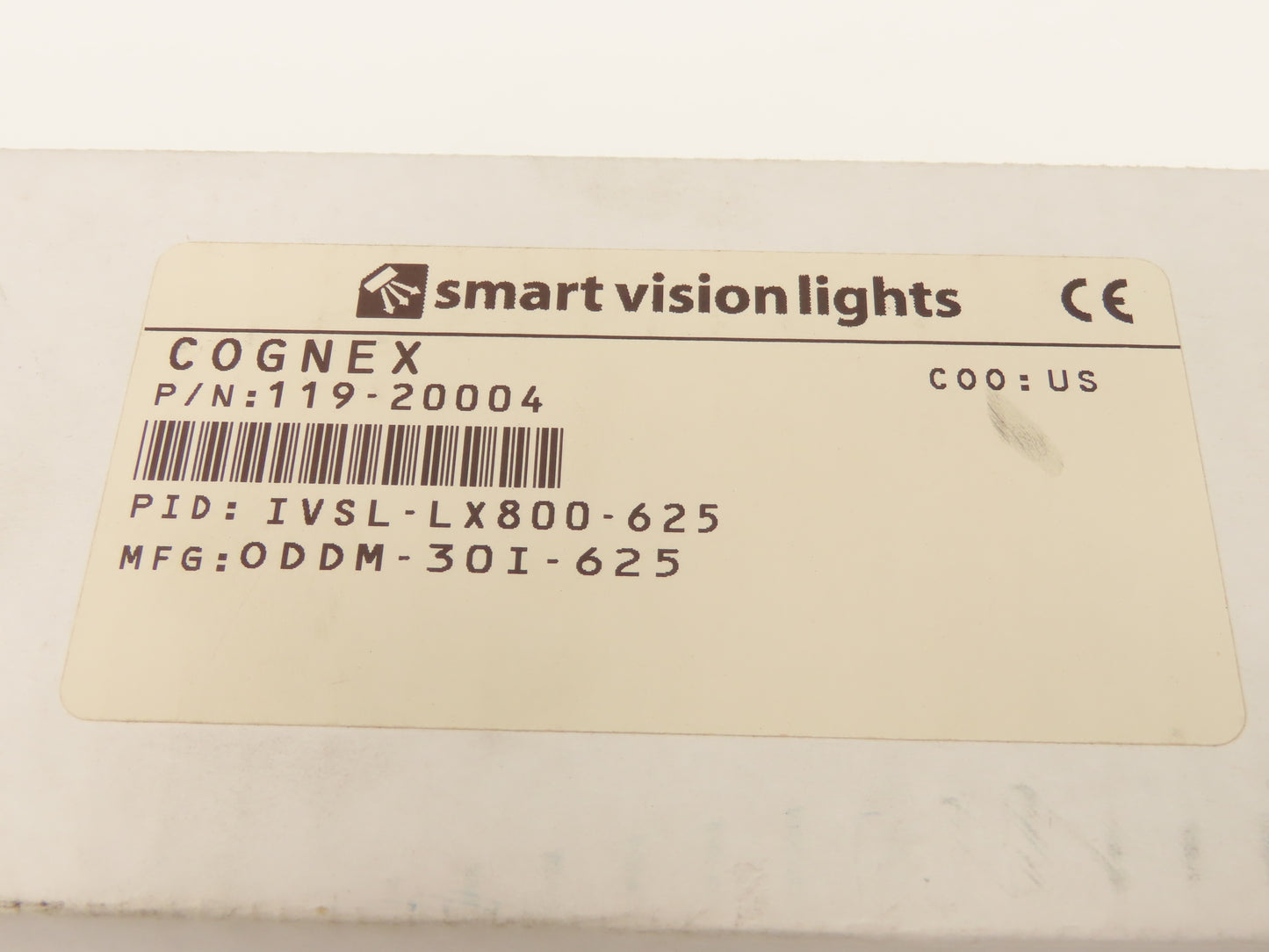 Smart Vision Lights ODDM-30i-625 Cognex DataMan Bar Light Red 800mm