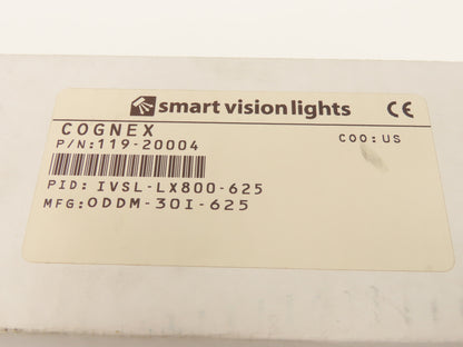 Smart Vision Lights ODDM-30i-625 Cognex DataMan Bar Light Red 800mm