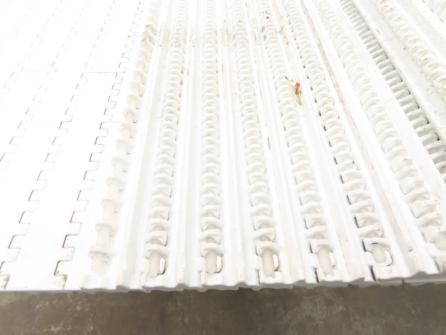 Intralox Series 1600 MatTop Flat Top Plastic Conveyor Belt 66"W x 59"L White