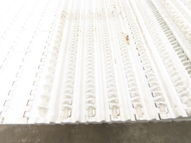 Intralox Series 1600 MatTop Flat Top Plastic Conveyor Belt 66"W x 59"L White