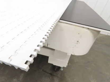 Intralox Series 1600 MatTop Flat Top Plastic Conveyor Belt 66"W x 59"L White