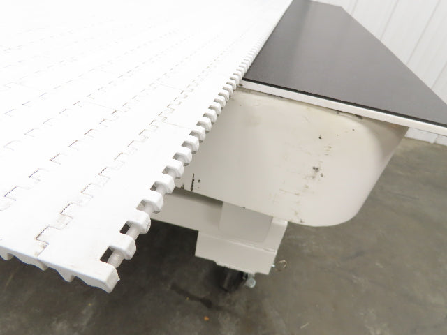 Intralox Series 1600 MatTop Flat Top Plastic Conveyor Belt 66"W x 59"L White