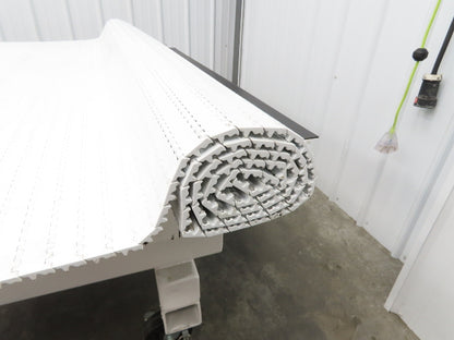 Intralox Series 1600 MatTop Flat Top Plastic Conveyor Belt 66"W x 84"L White