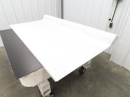 Intralox Series 1600 MatTop Flat Top Plastic Conveyor Belt 66"W x 84"L White