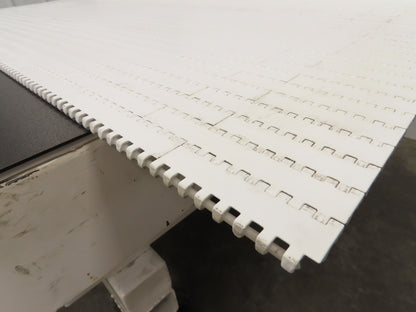 Intralox Series 1600 MatTop Flat Top Plastic Conveyor Belt 66"W x 84"L White
