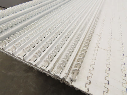 Intralox Series 1600 MatTop Flat Top Plastic Conveyor Belt 66"W x 84"L White