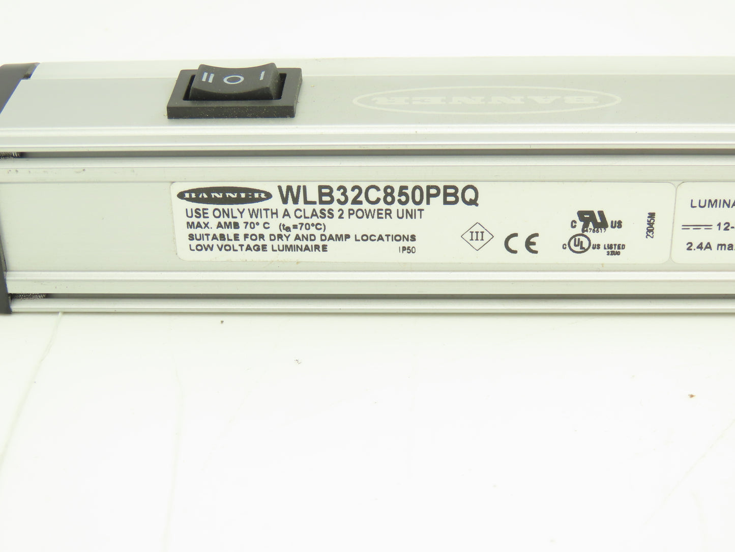 Banner WLB32C850PBQ WLB32 Work Light Bar Switched Hi/Low/Off 850mm 12-30VDC