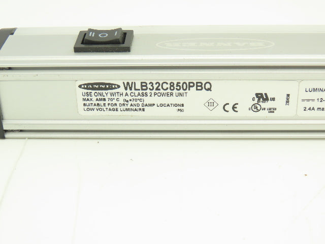 Banner WLB32C850PBQ WLB32 Work Light Bar Switched Hi/Low/Off 850mm 12-30VDC