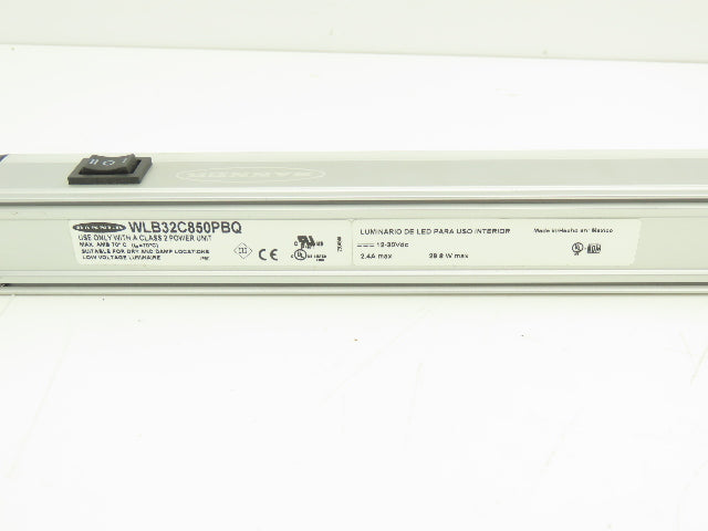Banner WLB32C850PBQ WLB32 Work Light Bar Switched Hi/Low/Off 850mm 12-30VDC