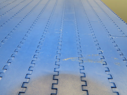 Intralox Series 1600 MatTop Flat Top Plastic Conveyor Belt 59-3/4"W x 77"L Blue