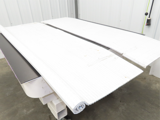 Intralox Series 1000 MatTop Flat Top Plastic Conveyor Belt 71-3/4"W x 54"L White