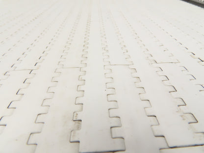 Intralox Series 1000 MatTop Flat Top Plastic Conveyor Belt 71-3/4"W x 54"L White