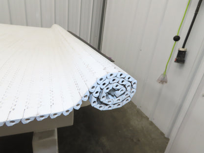 Intralox Series 1000 MatTop Flat Top Plastic Conveyor Belt 71-3/4"W x 54"L White