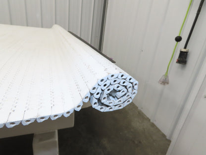 Intralox Series 1000 MatTop Flat Top Plastic Conveyor Belt 71-3/4"W x 54"L White