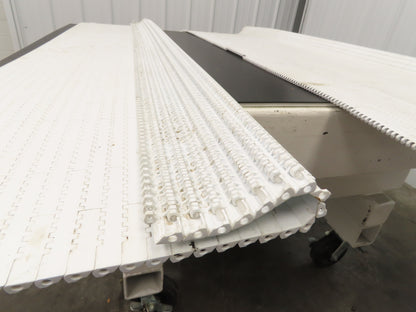 Intralox Series 1000 MatTop Flat Top Plastic Conveyor Belt 71-3/4"W x 54"L White