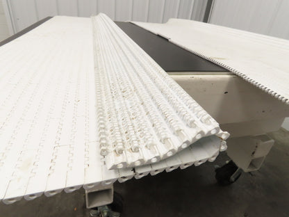 Intralox Series 1000 MatTop Flat Top Plastic Conveyor Belt 71-3/4"W x 54"L White