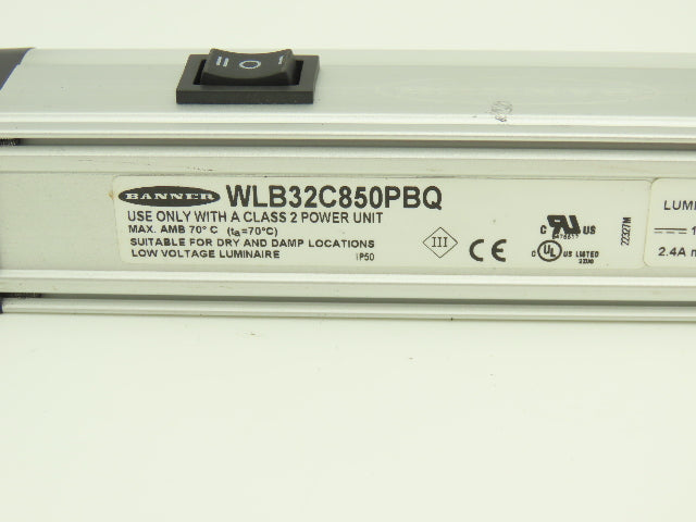 Banner WLB32C850PBQ WLB32 Work Light Bar Switched Hi/Low/Off 850mm 12-30VDC