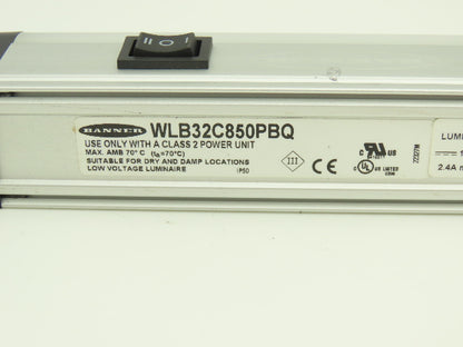 Banner WLB32C850PBQ WLB32 Work Light Bar Switched Hi/Low/Off 850mm 12-30VDC