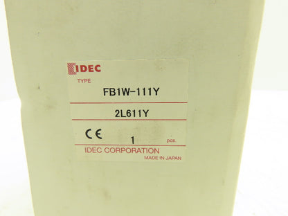 Idec GCX1300 Single Hole Pushbutton Box with 2-Position Switch/NO Contact Block