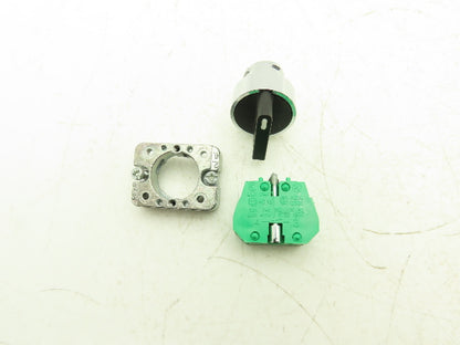 Idec GCX1300 Single Hole Pushbutton Box with 2-Position Switch/NO Contact Block