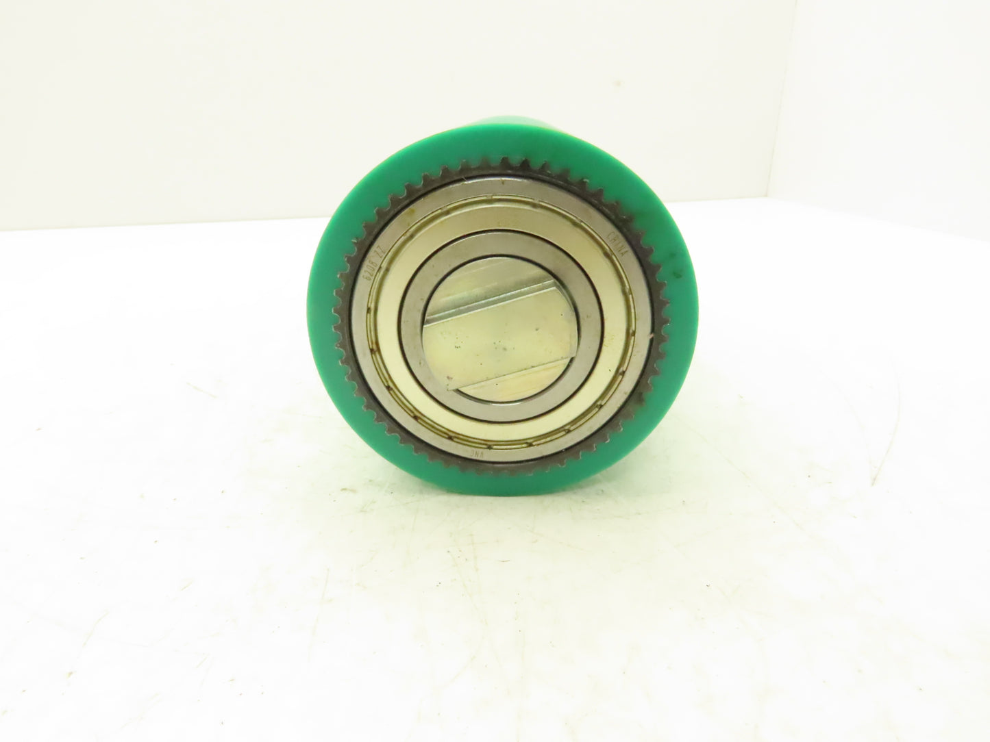 Mantissa 000-127-31  4" Drive Roller Pulley for Belt Conveyor Green Poly