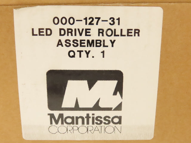 Mantissa 000-127-31  4" Drive Roller Pulley for Belt Conveyor Green Poly