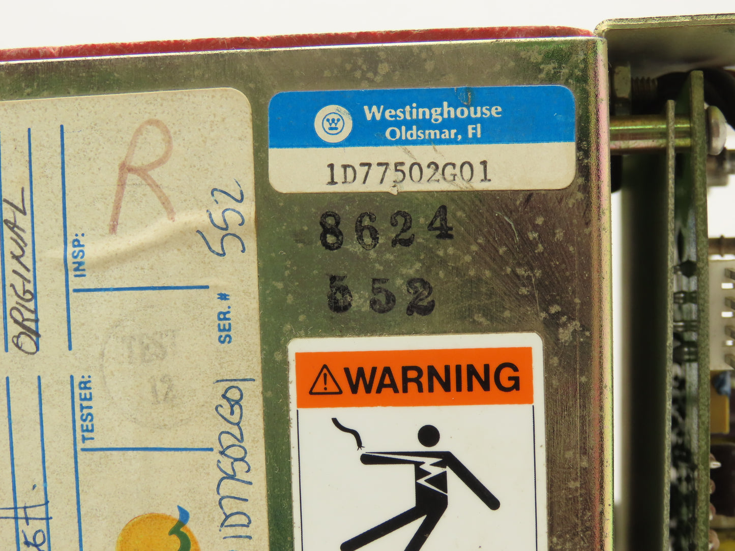 Westinghouse 1D77502G04 Gate Driver Module