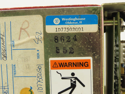 Westinghouse 1D77502G04 Gate Driver Module