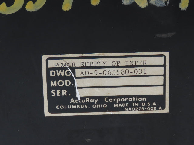 Accuray AD-9-065580-001 Power Supply Unit 115 Input Damaged Cord Read Desc