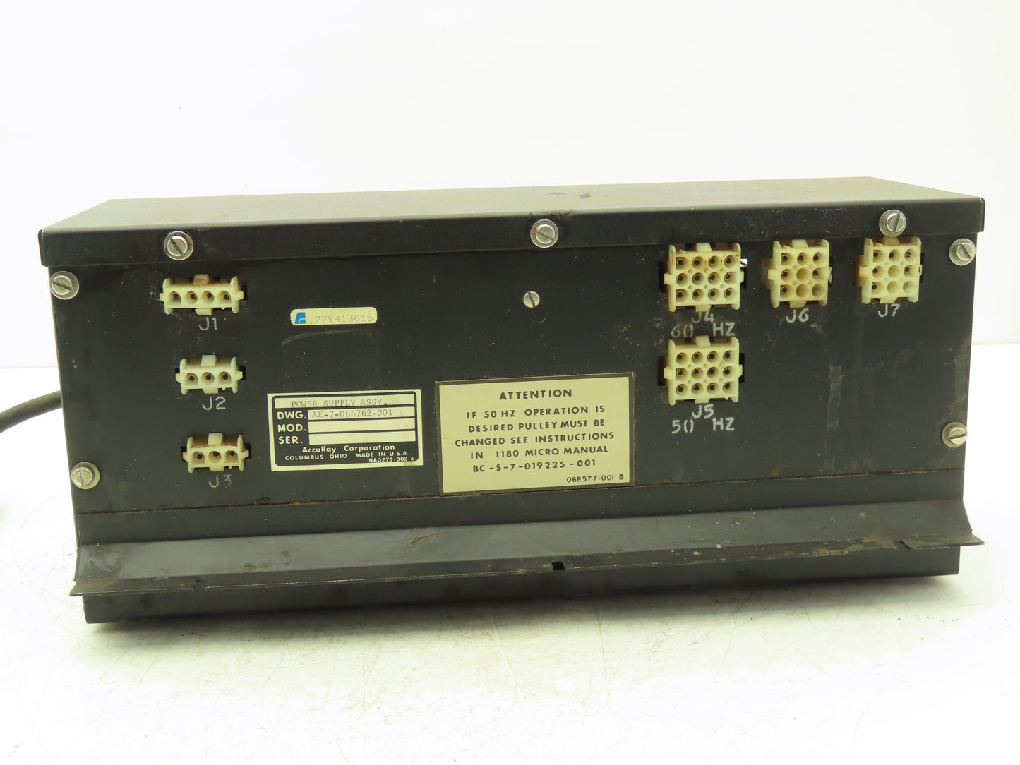 Accuray AE-7-066762-001 Power Supply Unit 115 Input With Cord