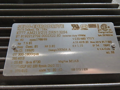 Hytrol BPC 43"x 65' Slider Bed Conveyor 41" Belt 7.5Hp 3PH Center Drive 170fpm