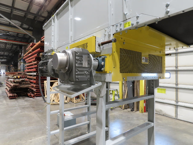 Hytrol BPC 43"x 65' Slider Bed Conveyor 41" Belt 7.5Hp 3PH Center Drive 170fpm