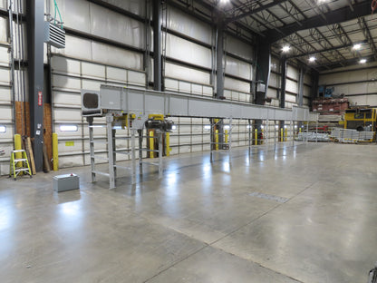 Hytrol BPC 43"x 65' Slider Bed Conveyor 41" Belt 7.5Hp 3PH Center Drive 170fpm