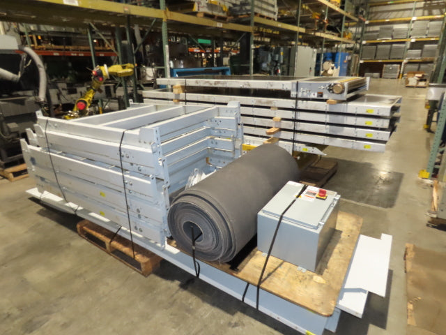 Hytrol BPC 43"x 65' Slider Bed Conveyor 41" Belt 7.5Hp 3PH Center Drive 170fpm