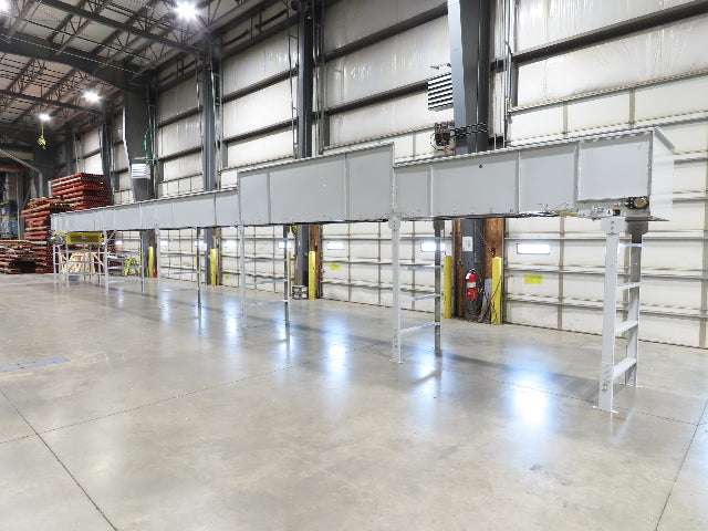 Hytrol BPC 43"x 65' Slider Bed Conveyor 41" Belt 7.5Hp 3PH Center Drive 170fpm