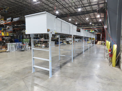 Hytrol BPC 43"x 65' Slider Bed Conveyor 41" Belt 7.5Hp 3PH Center Drive 170fpm