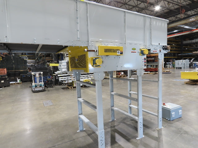 Hytrol BPC 43"x 65' Slider Bed Conveyor 41" Belt 7.5Hp 3PH Center Drive 170fpm