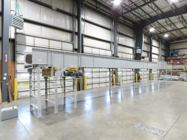 Hytrol BPC 43"x 65' Slider Bed Conveyor 41" Belt 7.5Hp 3PH Center Drive 170fpm