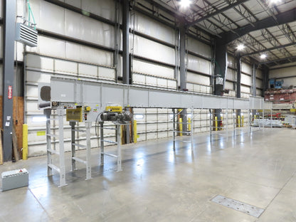 Hytrol BPC 43"x 65' Slider Bed Conveyor 41" Belt 7.5Hp 3PH Center Drive 170fpm