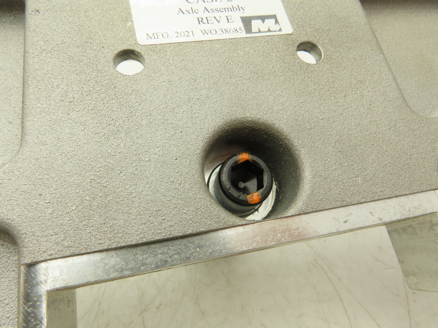 Mantissa Eurosort 000-106-06E Sorter Conveyor Carrier Axle Assembly