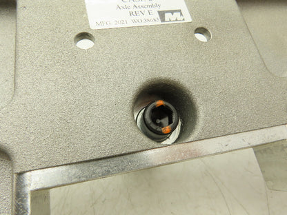 Mantissa Eurosort 000-106-06E Sorter Conveyor Carrier Axle Assembly