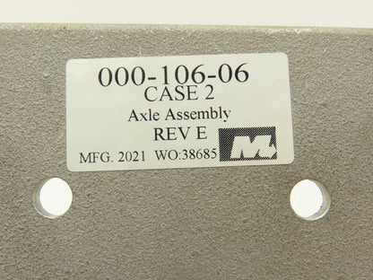 Mantissa Eurosort 000-106-06E Sorter Conveyor Carrier Axle Assembly