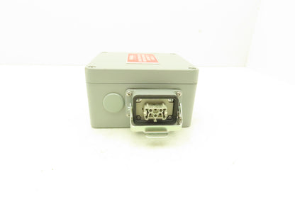 Hoffman CCA16169  Aluminum Enclosure Junction Box 160x160x90mm 16A 6-pin Plugs