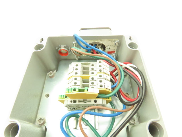 Hoffman CCA16169  Aluminum Enclosure Junction Box 160x160x90mm 16A 6-pin Plugs