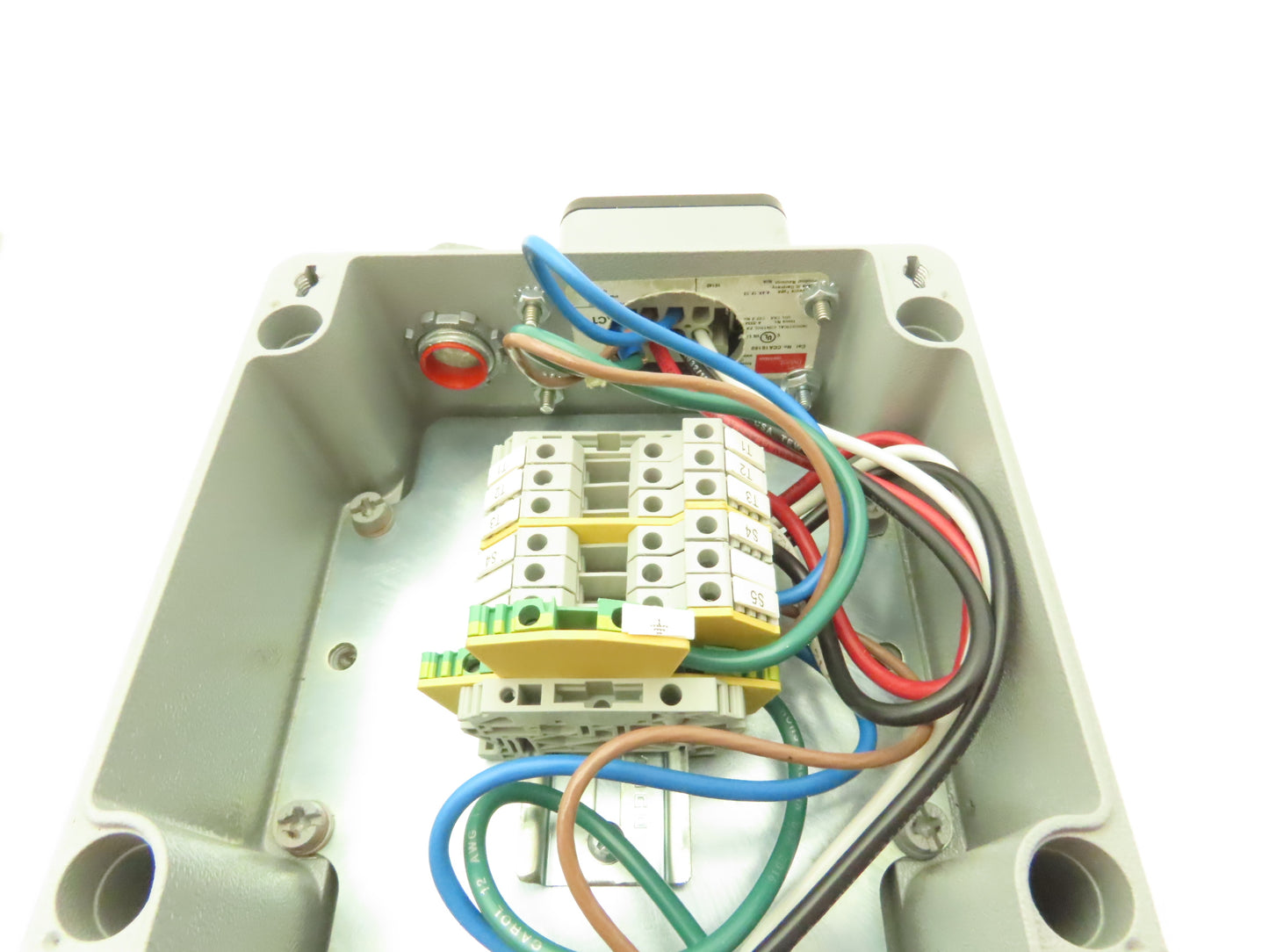 Hoffman CCA16169  Aluminum Enclosure Junction Box 160x160x90mm 16A 6-pin Plugs