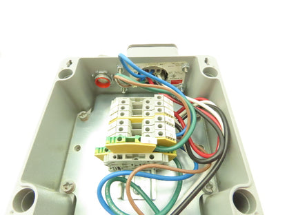 Hoffman CCA16169  Aluminum Enclosure Junction Box 160x160x90mm 16A 6-pin Plugs