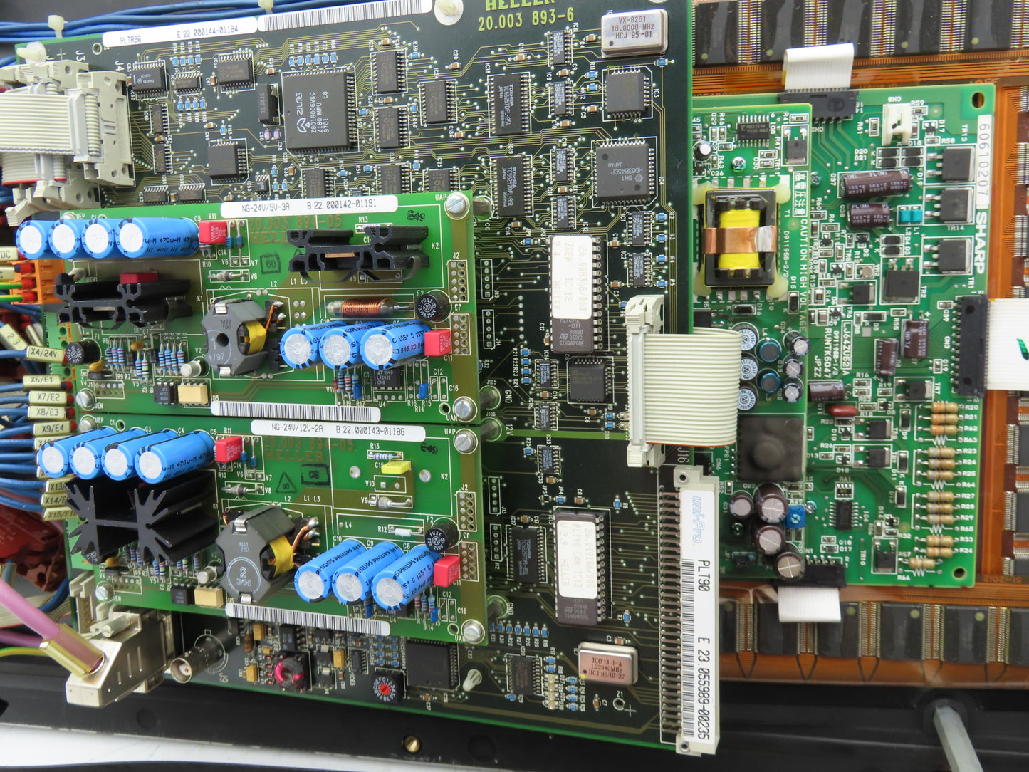 Heller PLT 90 CNC 90 HMI Control Panel Push Button 24.002277