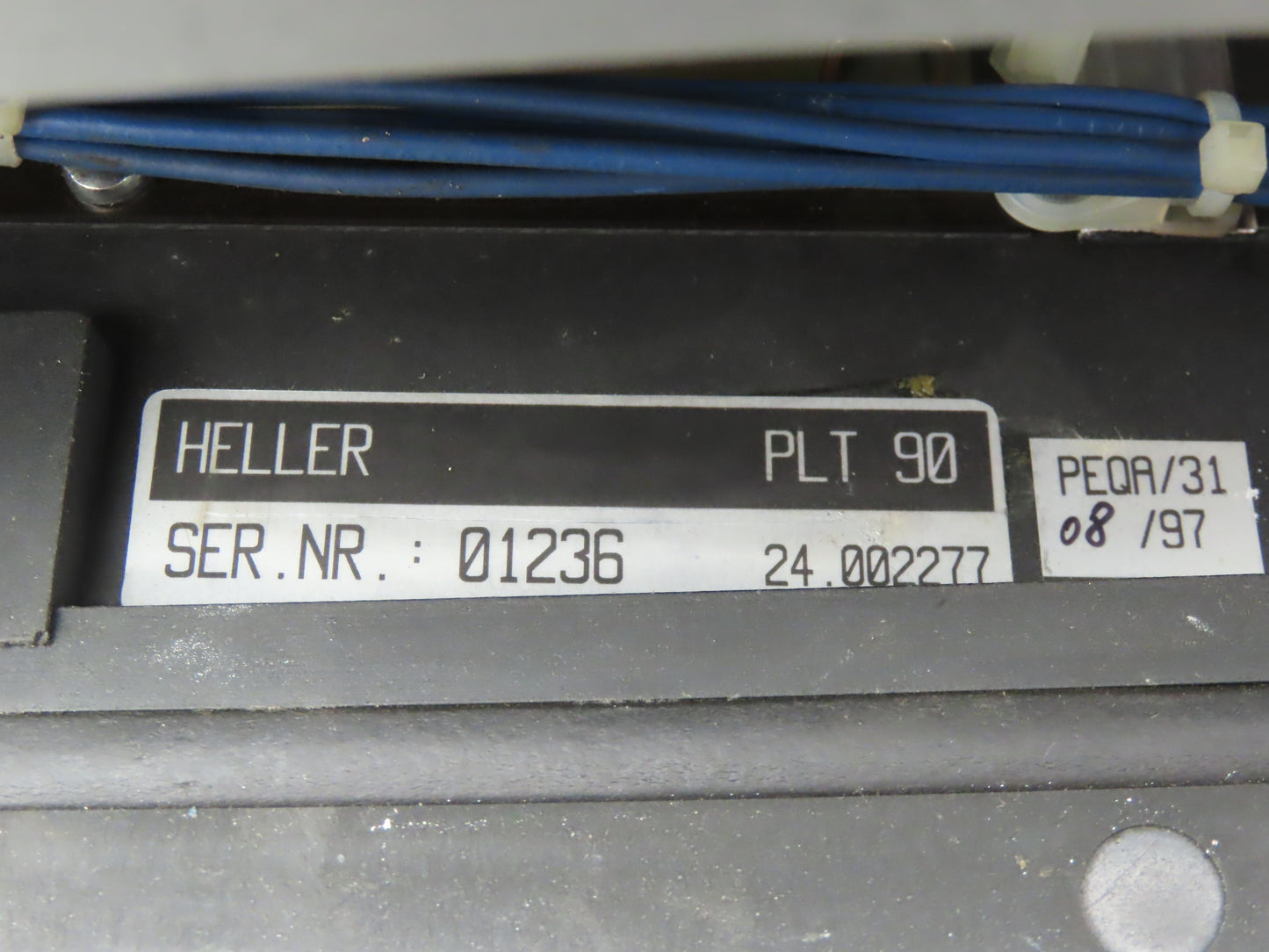 Heller PLT 90 CNC 90 HMI Control Panel Push Button 24.002277