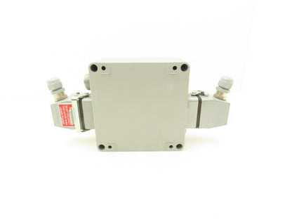 Hoffman CCA16169 Aluminum Enclosure Junction Box 160x160x90mm 16A 6-pin Plugs